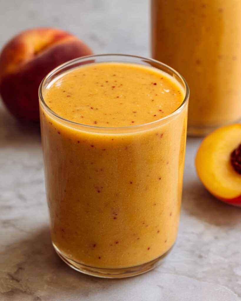 CBD Orange Peach Smoothie Recipe