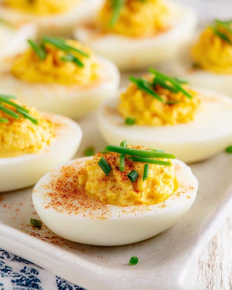 Football Deviled Eggs Recipe