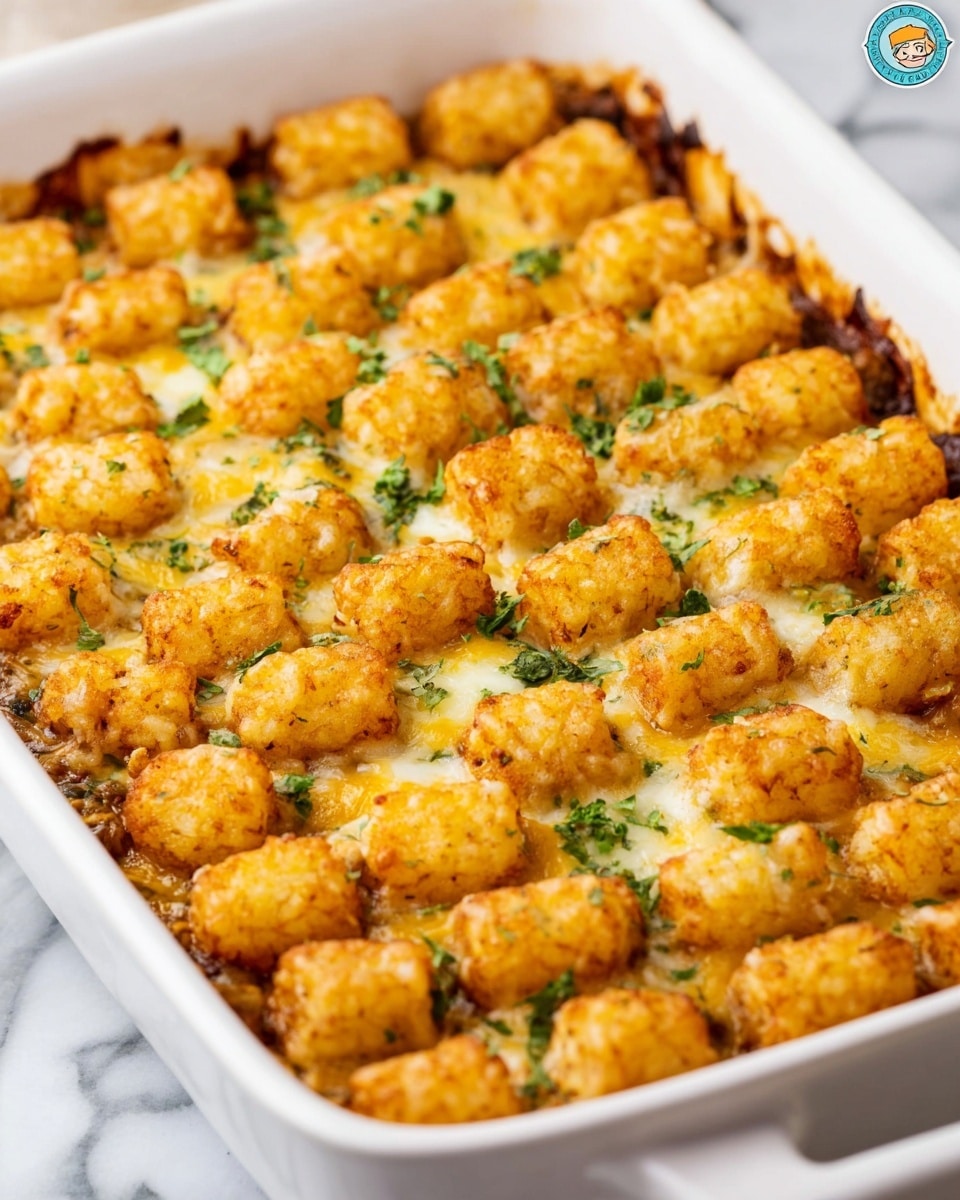 Cowboy Casserole with Crispy Cornbread Topping Recipe