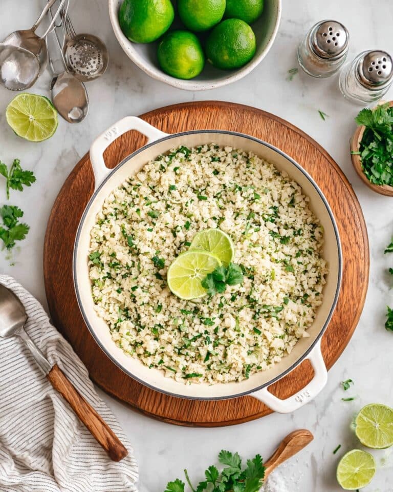 Cilantro Lime Cauliflower Rice Recipe