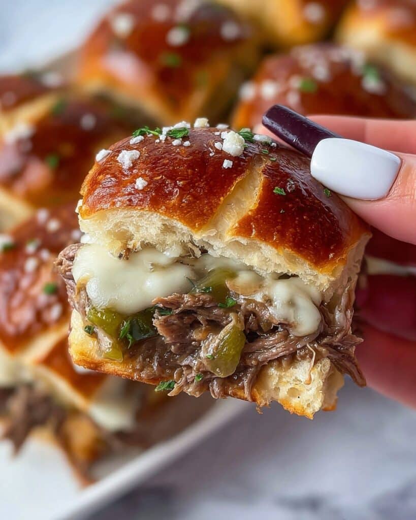 Philly Cheesesteak Sliders Recipe