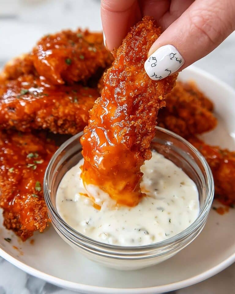 Air-Fried Honey Buffalo Chicken Tenders Recipe