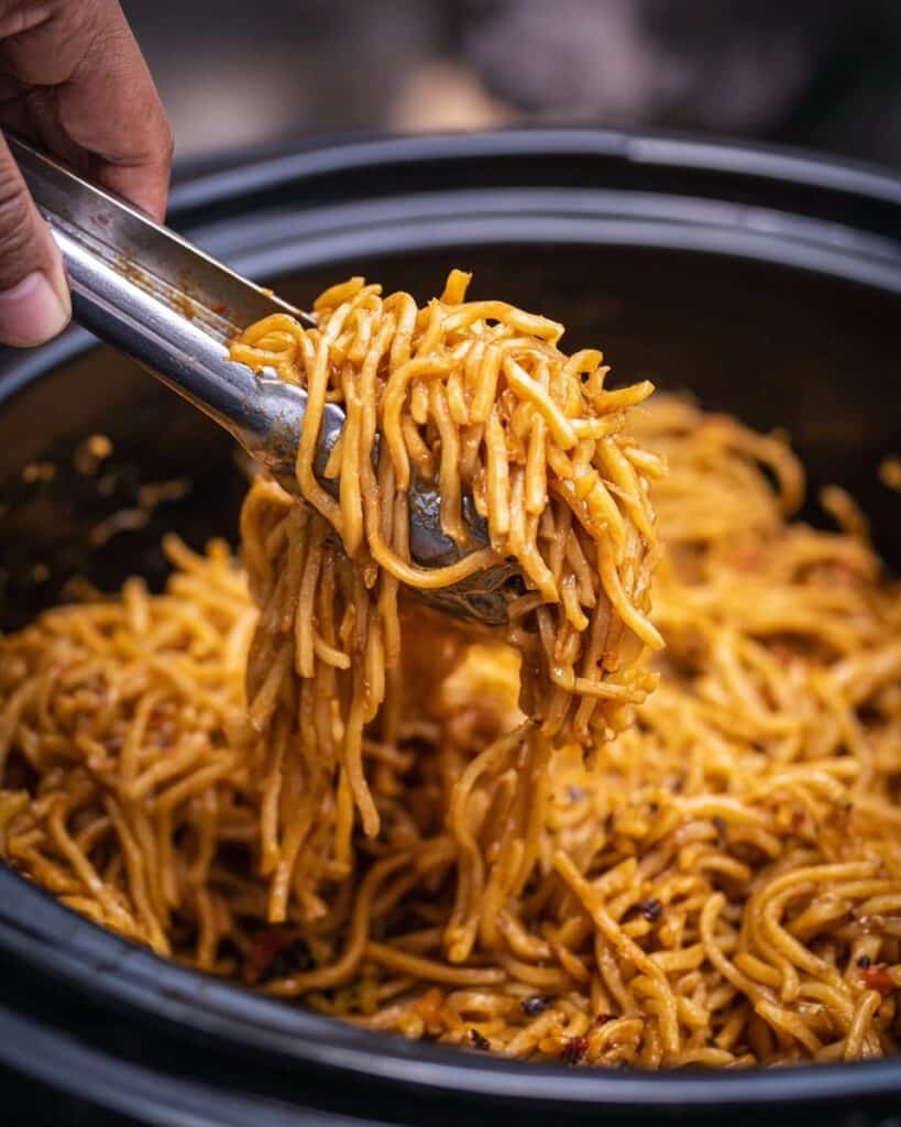 Slow Cooker Baked Spaghetti {Million Dollar Spaghetti} Recipe