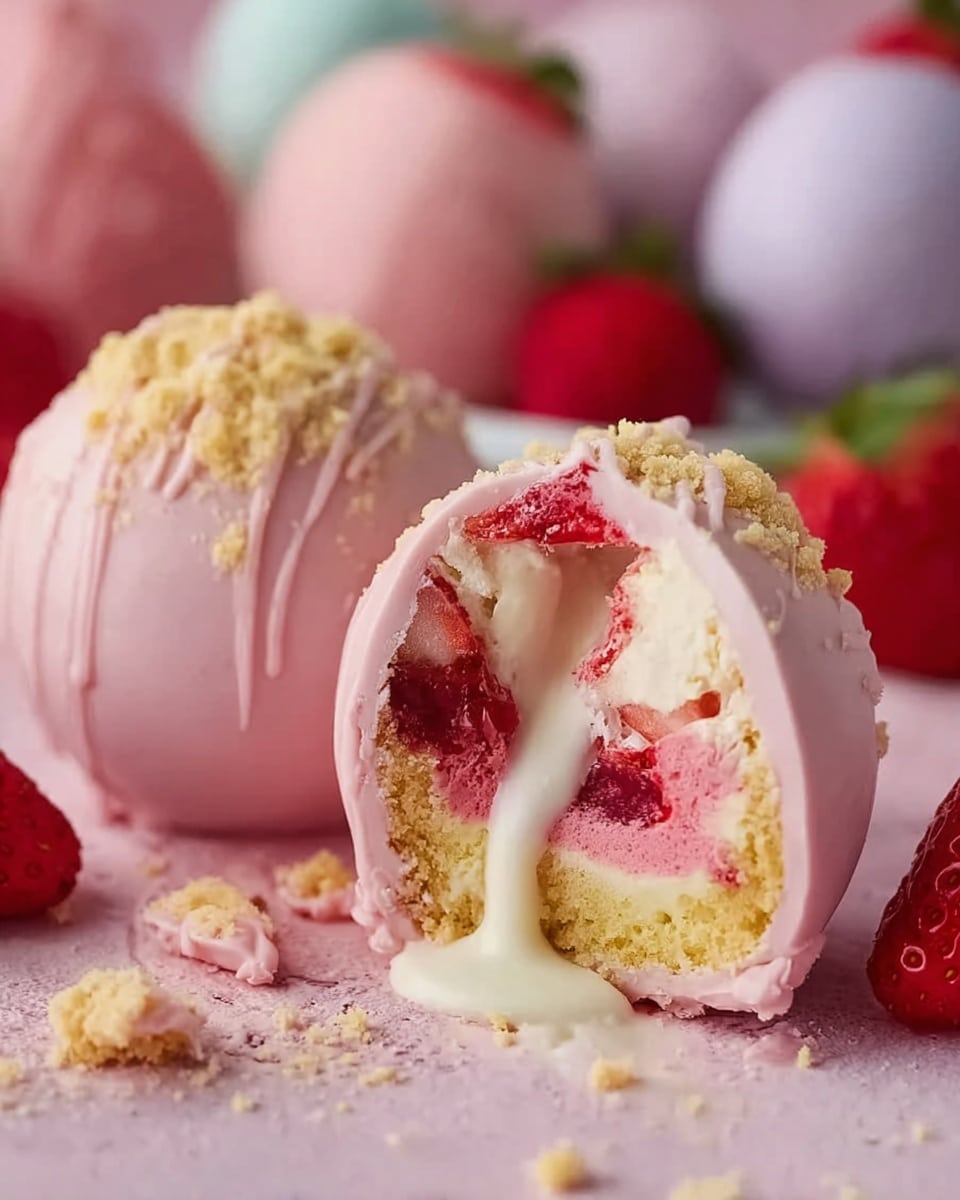 Strawberry Shortcake Easter Egg Bombs Recipe