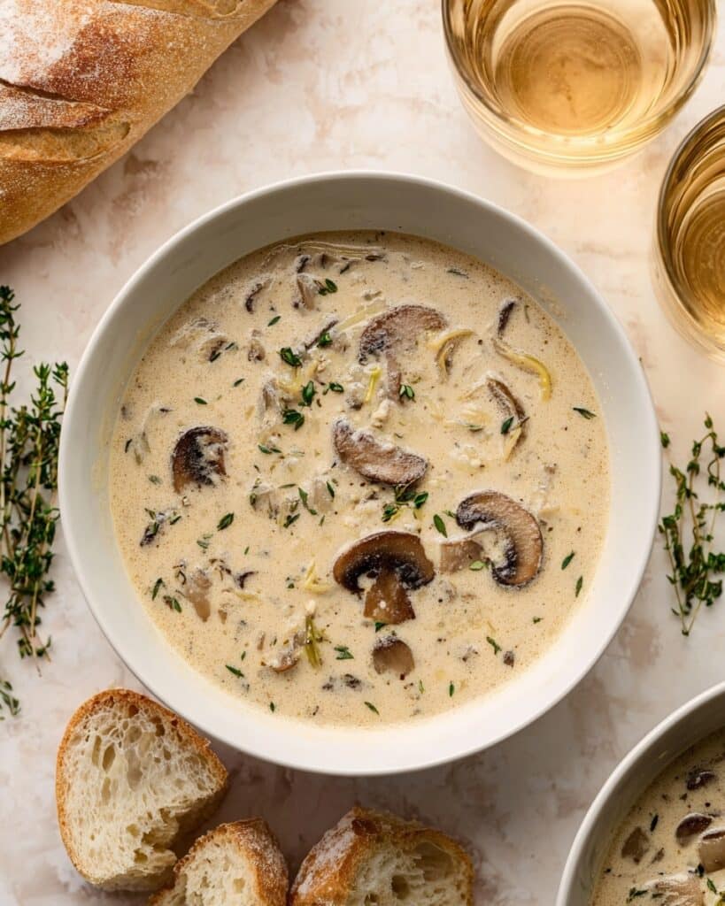 Creamy Chicken Soup with Boursin Cheese Recipe