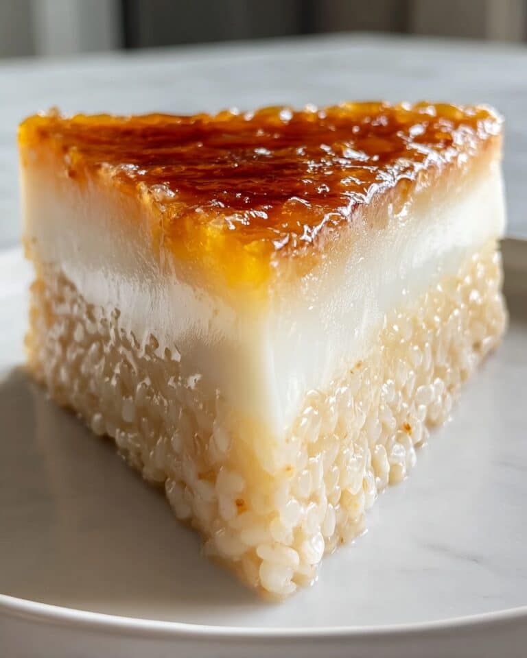 Heavenly Thai Coconut Custard with Sticky Rice and Pandan Recipe