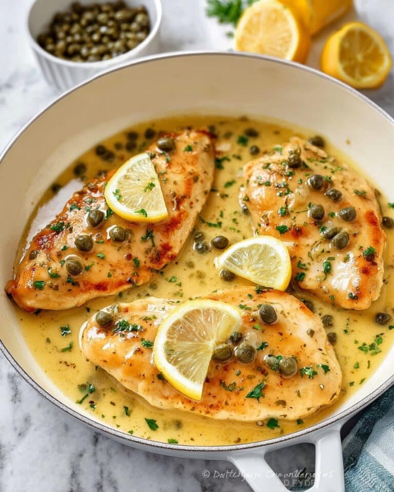 Easy Chicken Piccata with Lemon, Capers, and Parsley Recipe
