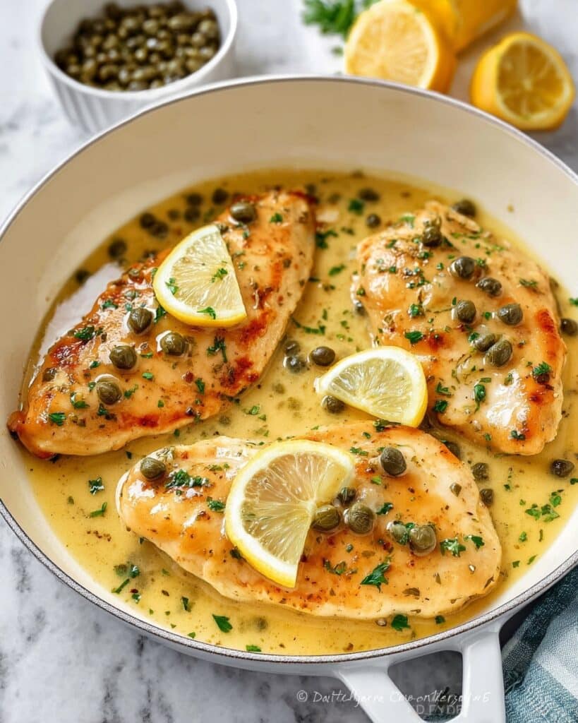 Easy Chicken Piccata with Lemon, Capers, and Parsley Recipe