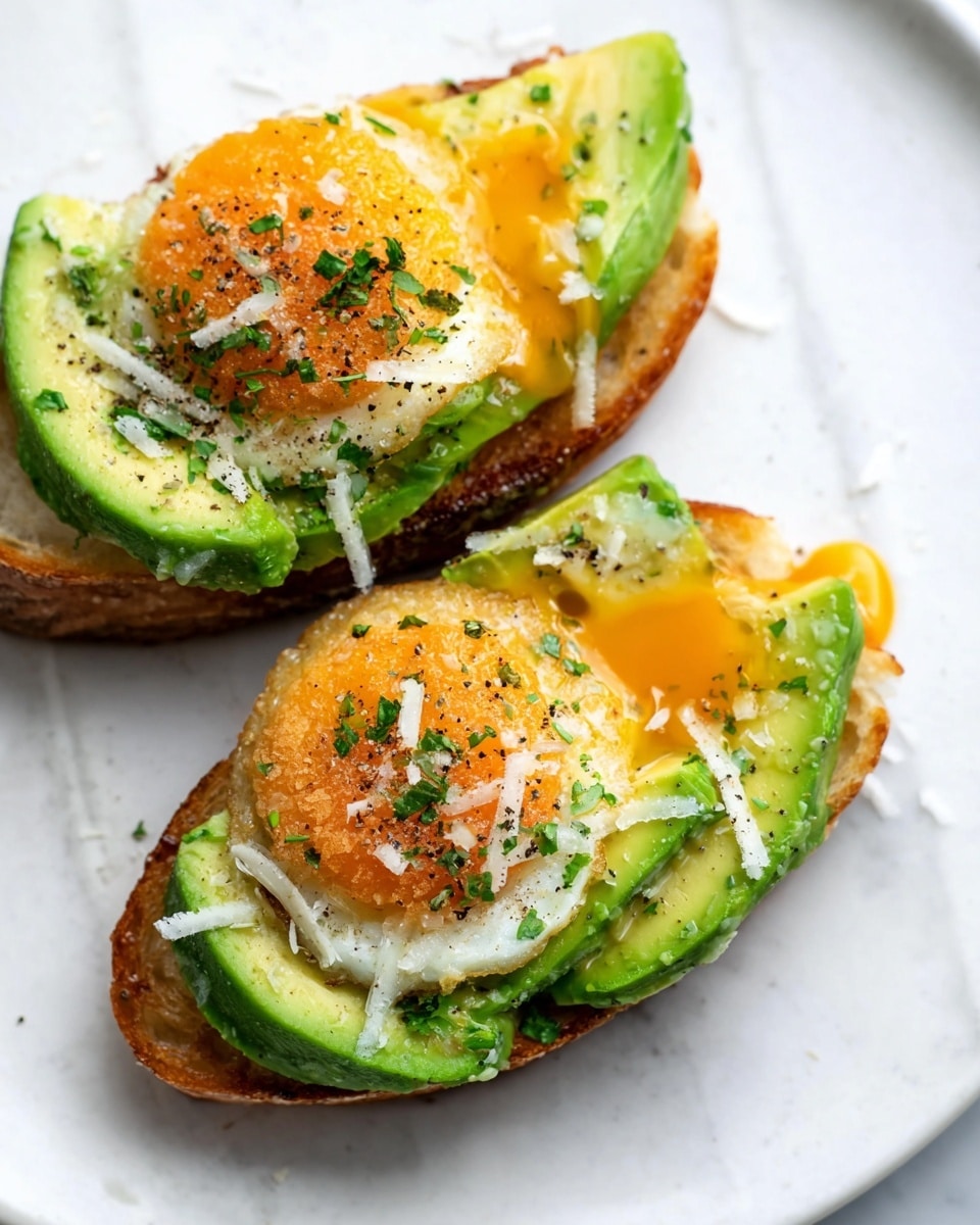 Crispy Egg Yolk Toast with Avocado and Seasoned Panko Recipe