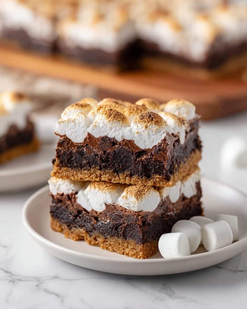 Easy S’mores Brownies Recipe