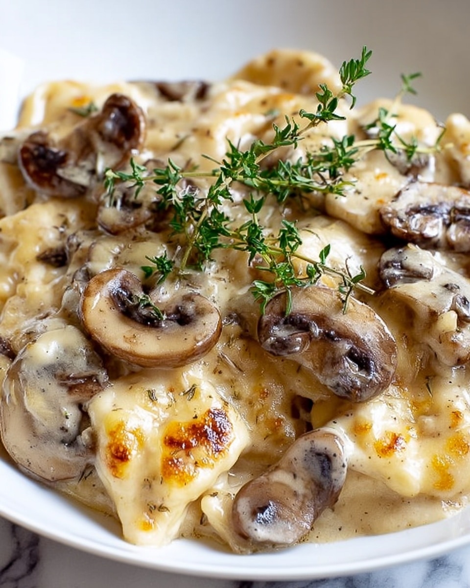 Mushroom Asiago Chicken Recipe