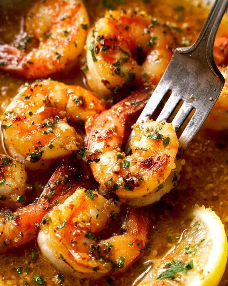 Garlic Prawns in White Wine Butter Sauce Recipe