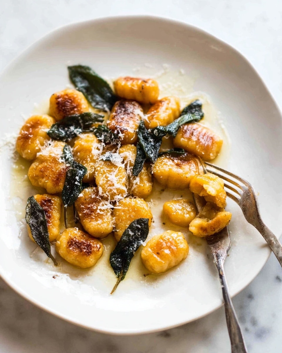 Easy Pumpkin Gnocchi with Sage Butter Sauce Recipe - Recipe Image