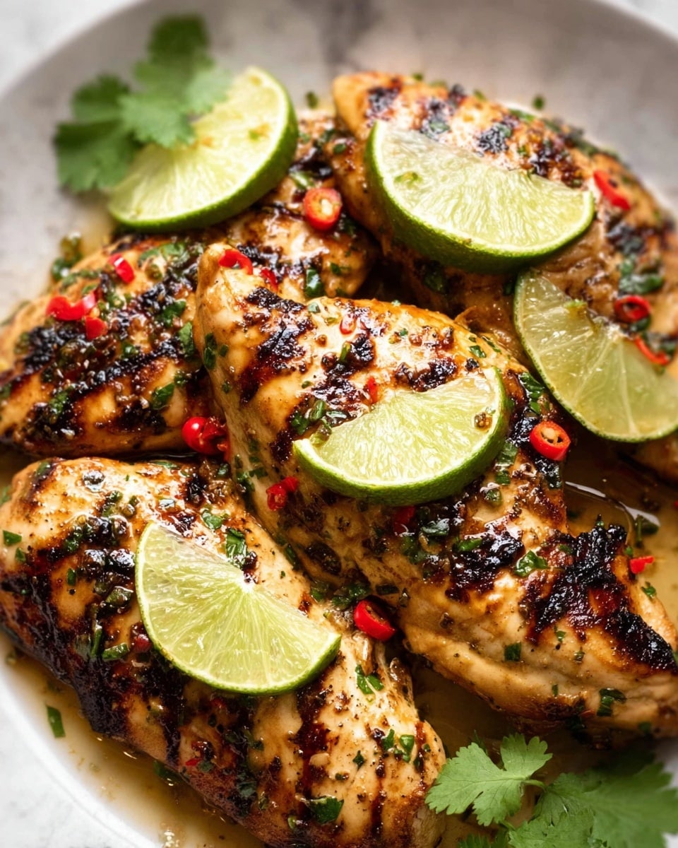Lime Marinated Grilled Chicken Recipe - Recipe Image