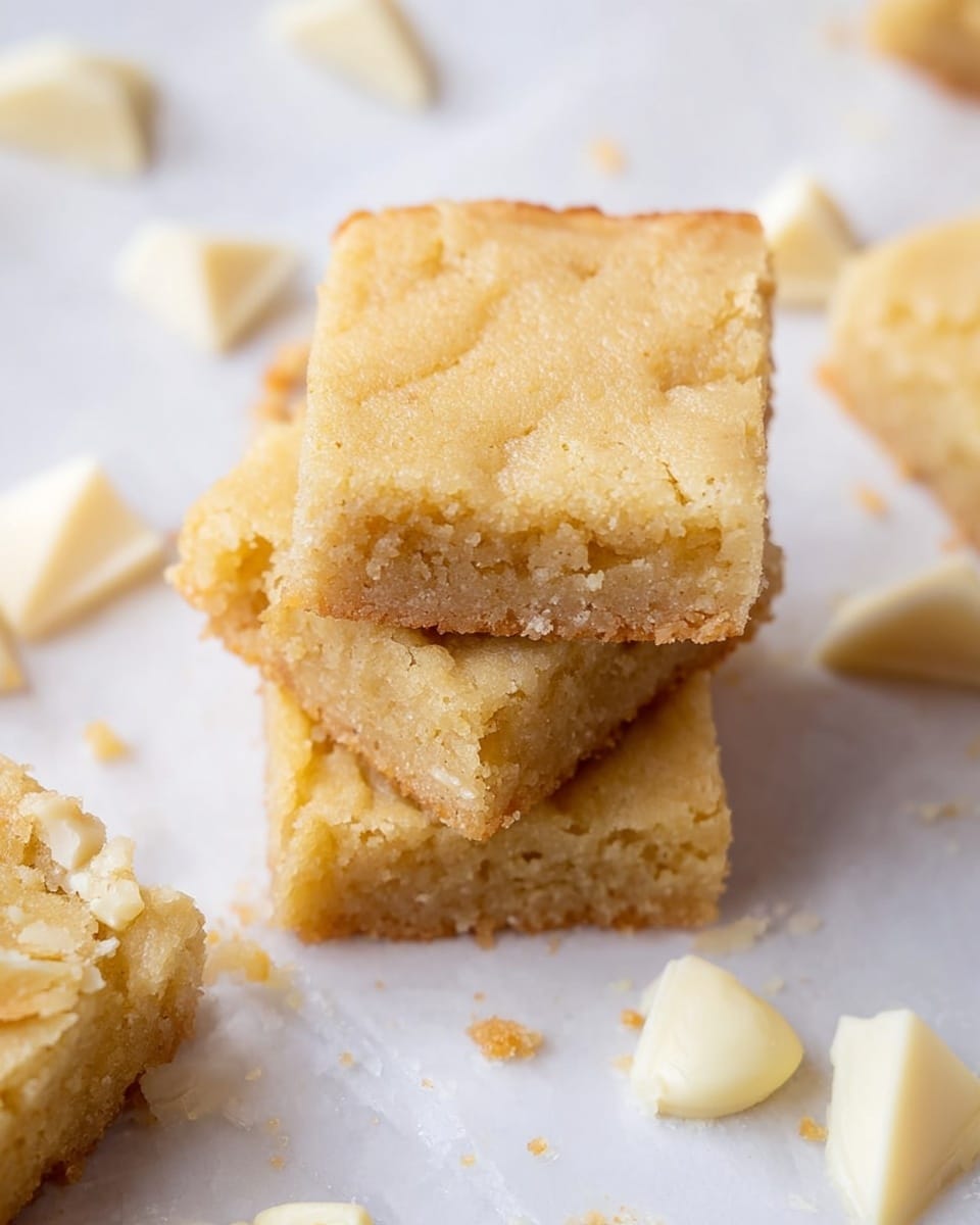 White Chocolate Brownies Recipe - Recipe Image