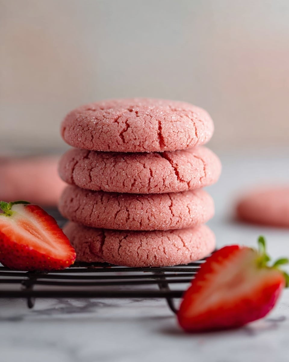 Strawberry Sugar Cookies Recipe - Recipe Image