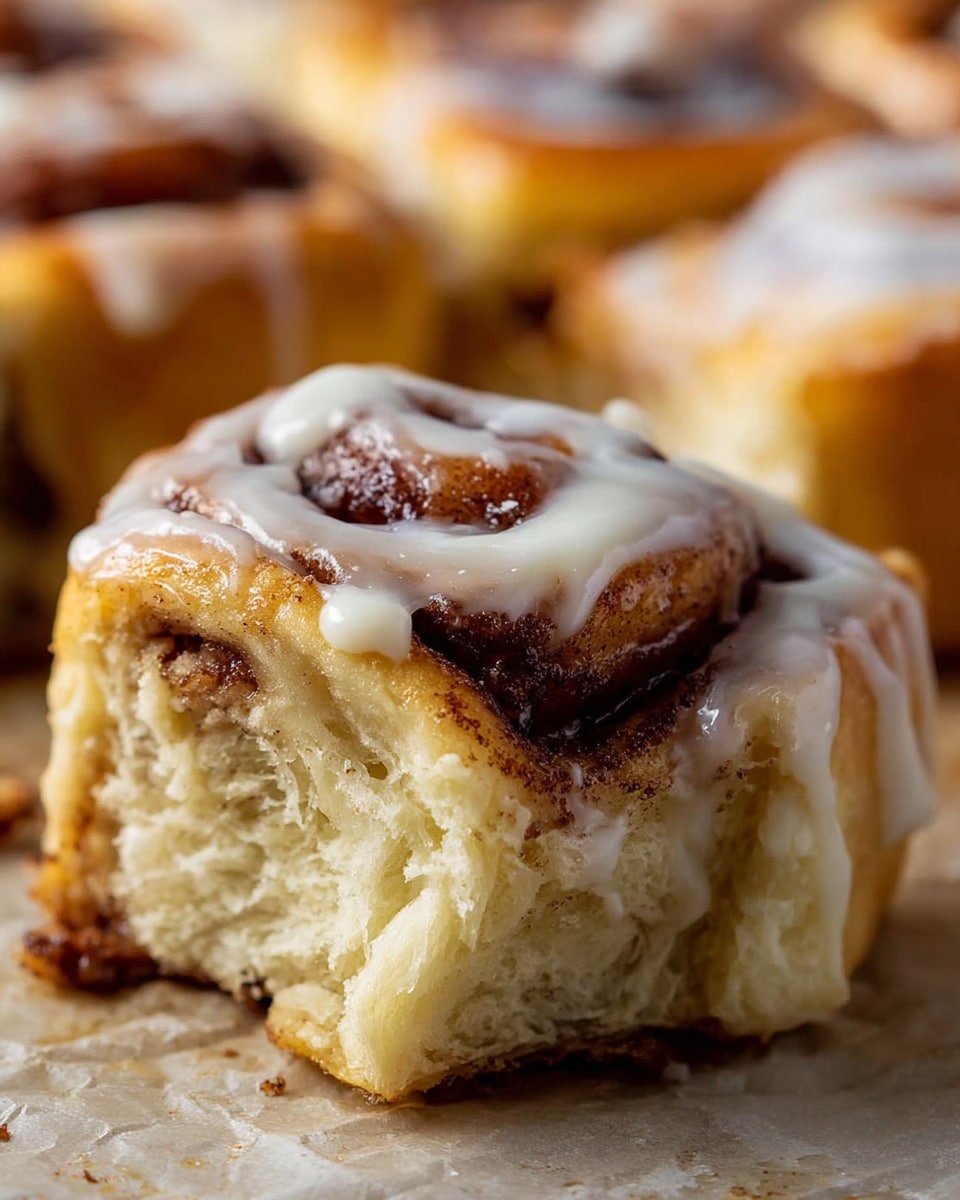 Brioche Cinnamon Rolls with Tangzhong and Cream Cheese Frosting Recipe - Recipe Image