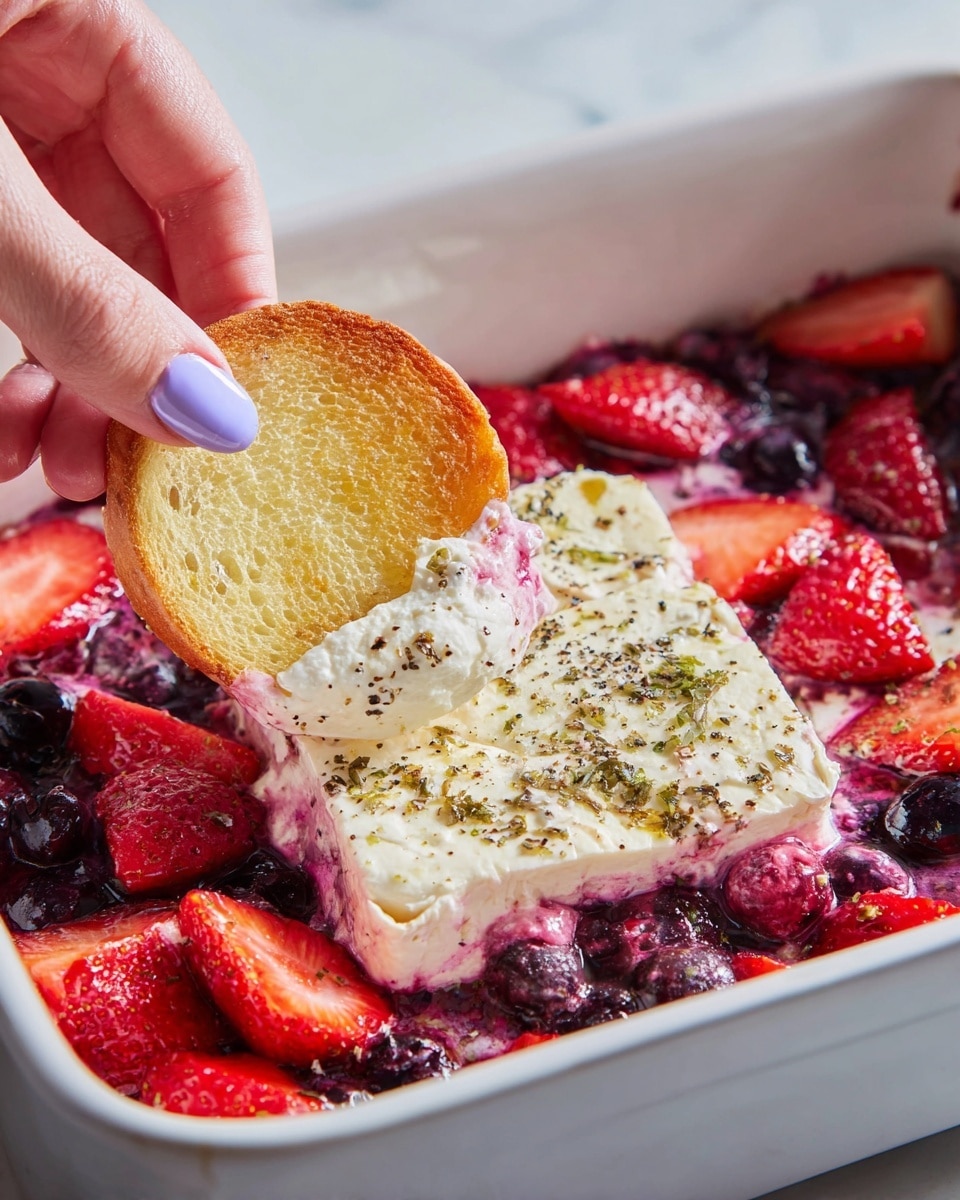 Baked Feta Berry Dip Recipe