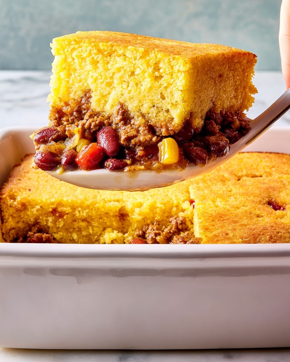 Chili-Stuffed Cornbread Recipe