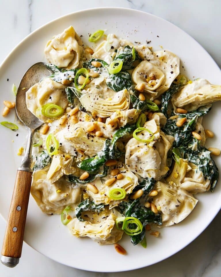 One-Pot Creamy Tortellini & Greens Recipe