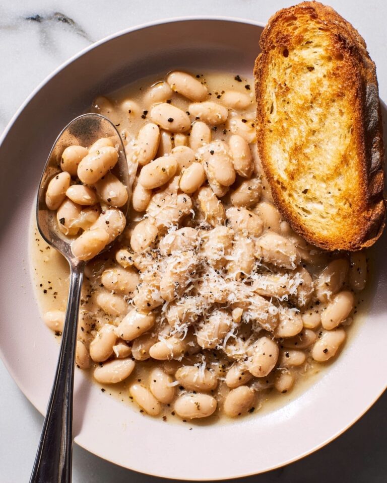 Cacio E Pepe White Beans Skillet Recipe