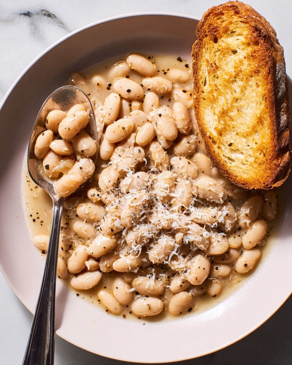 Cacio E Pepe White Beans Skillet Recipe