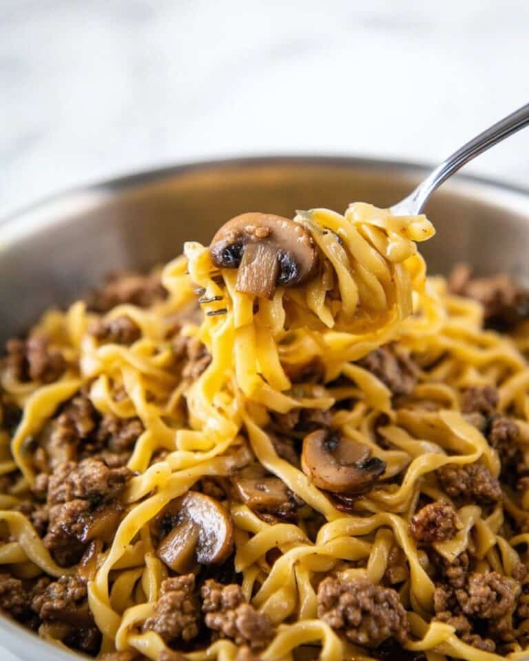 Ground Beef Stroganoff Recipe