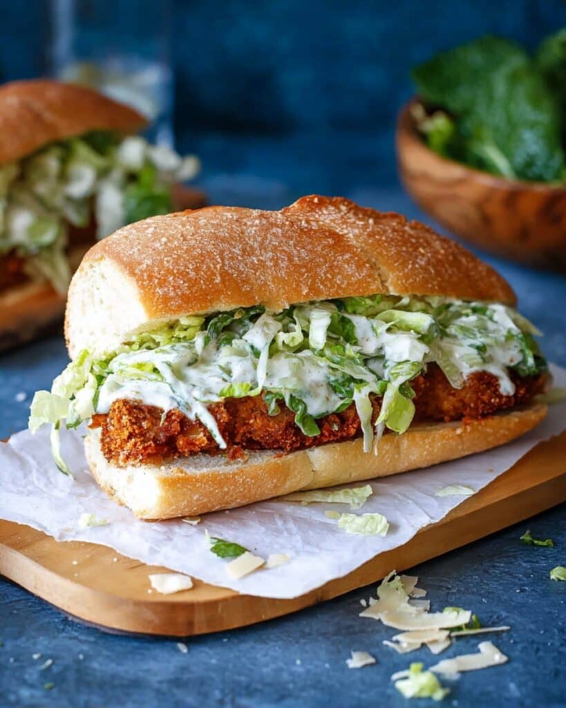 Crispy Chicken Caesar Sandwich Recipe