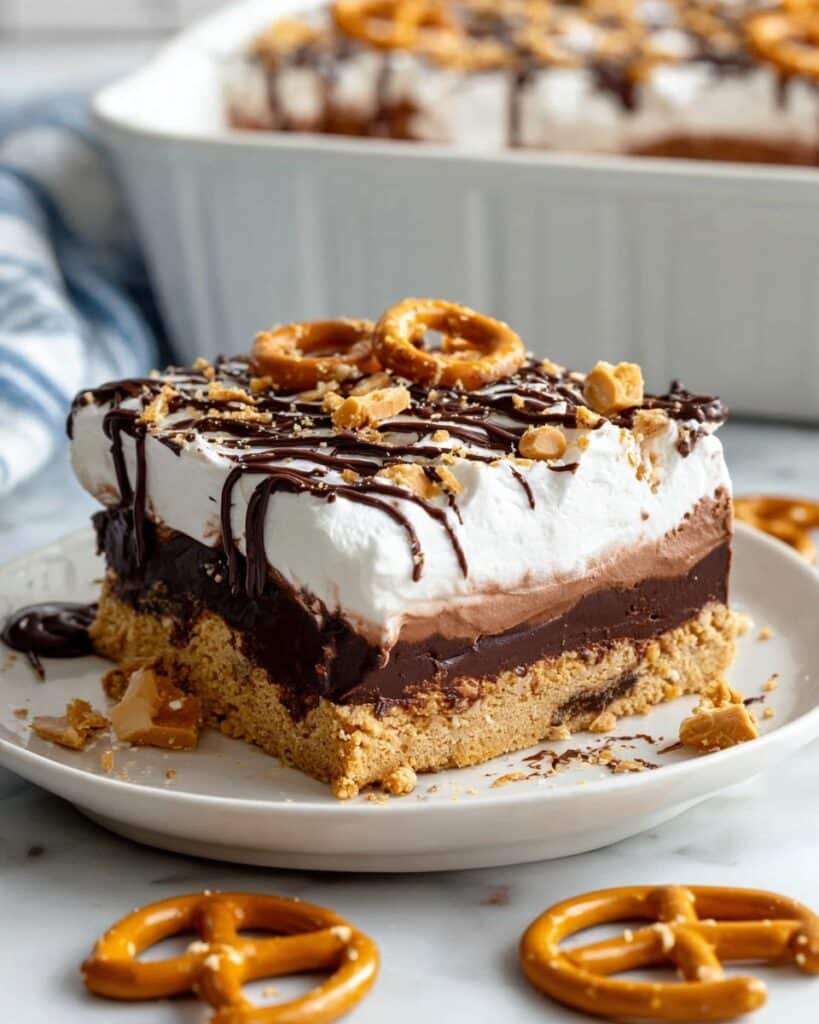 Peanut Butter Pretzel Pie Recipe