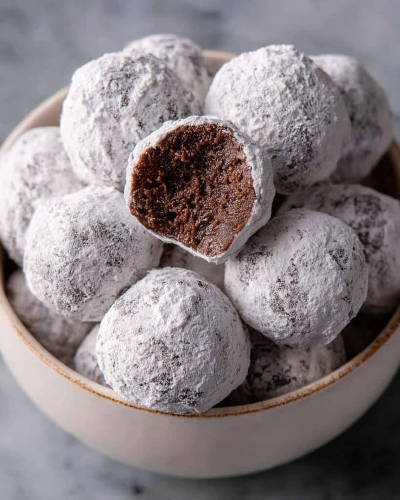 Chocolate Snow Ball Cookies Recipe