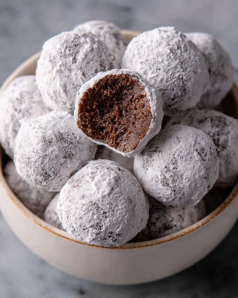 Chocolate Snow Ball Cookies Recipe