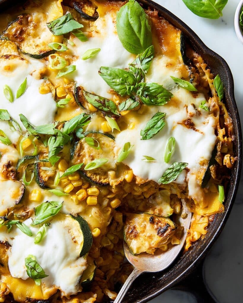 Skillet Summer Squash Lasagna Recipe