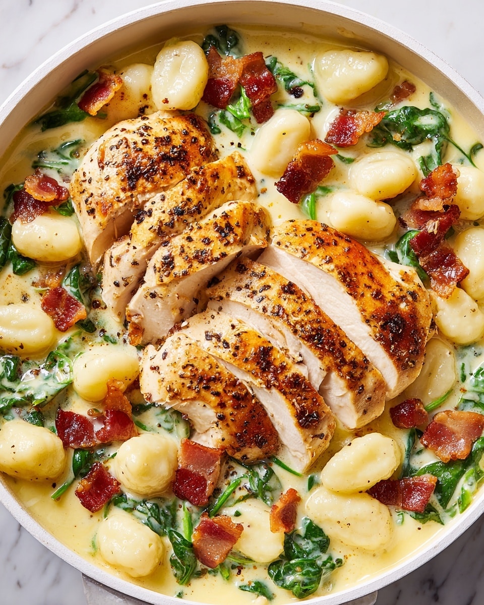 High-Protein Creamy Chicken Gnocchi Recipe