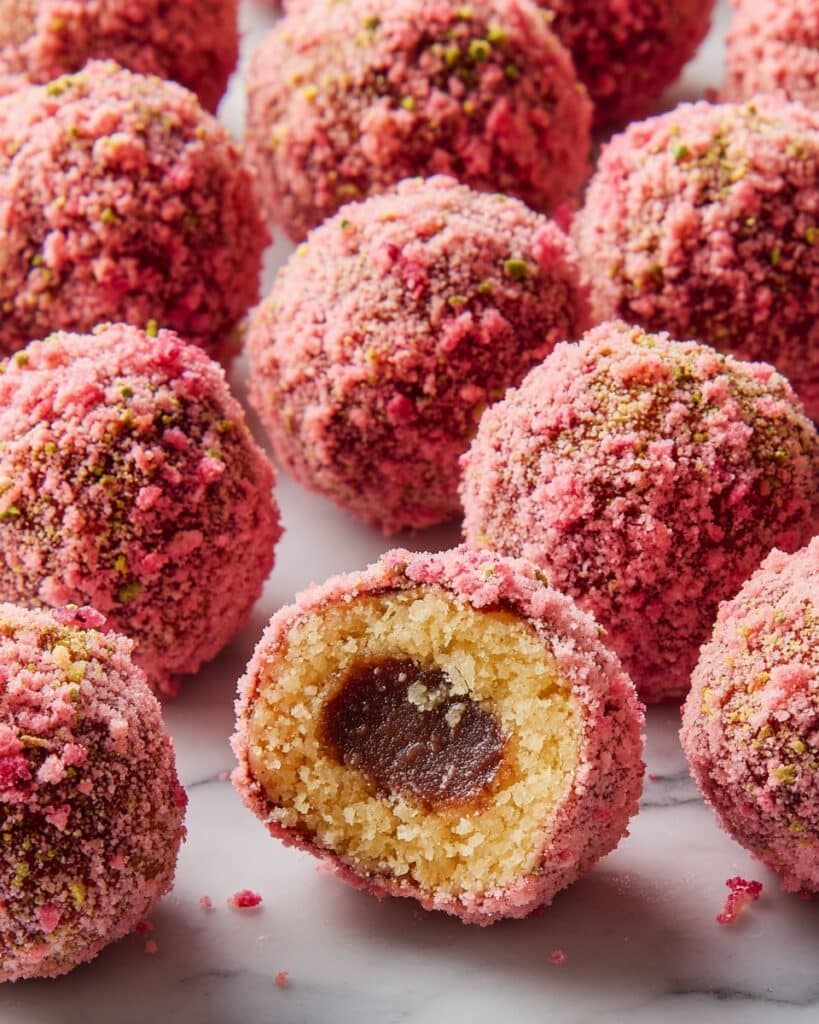Strawberry Crunch Protein Bites Recipe