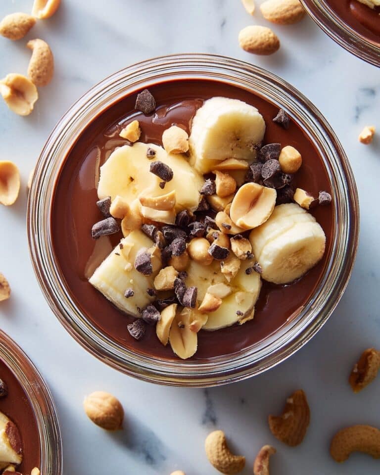 Blended Overnight Oats with Chocolate and Toppings Recipe