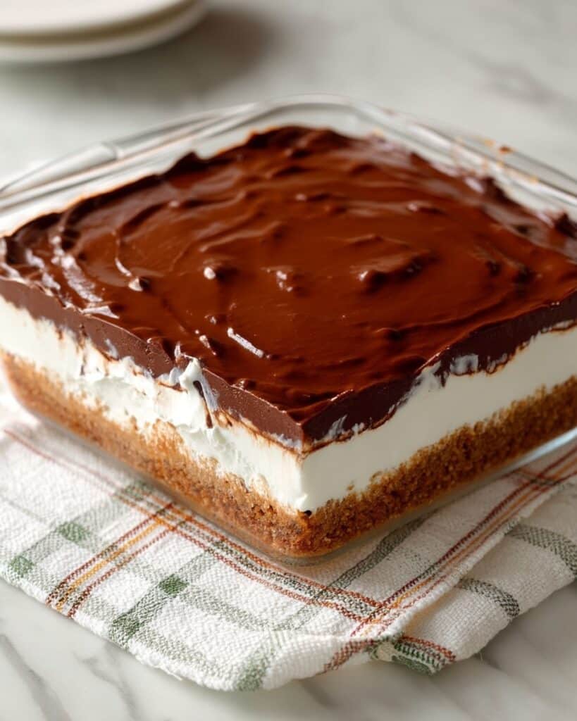 No Bake Chocolate Eclair Cake Recipe