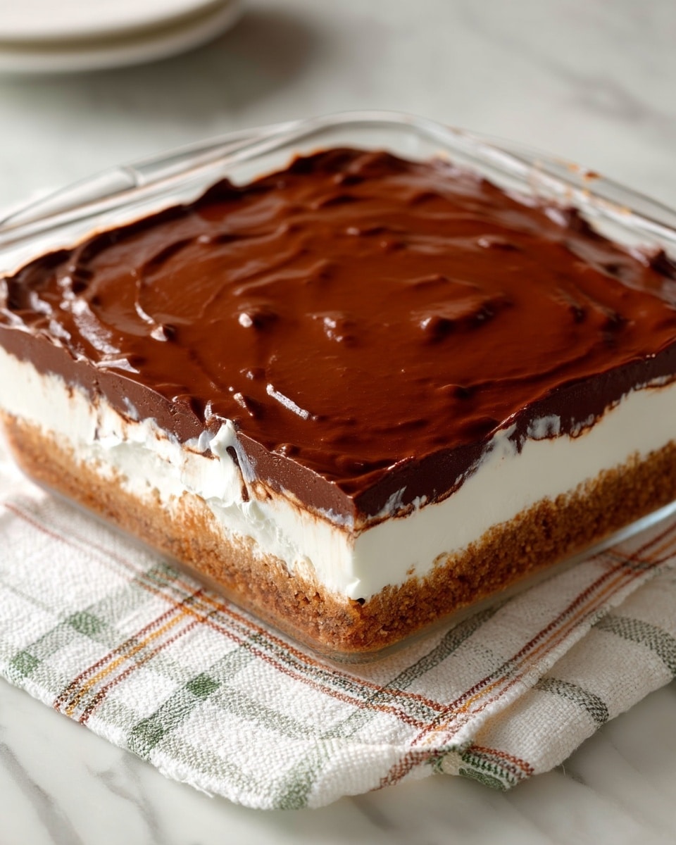 No Bake Chocolate Eclair Cake Recipe