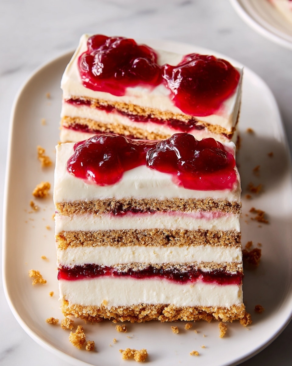Cherry Cheesecake Icebox Cake Recipe