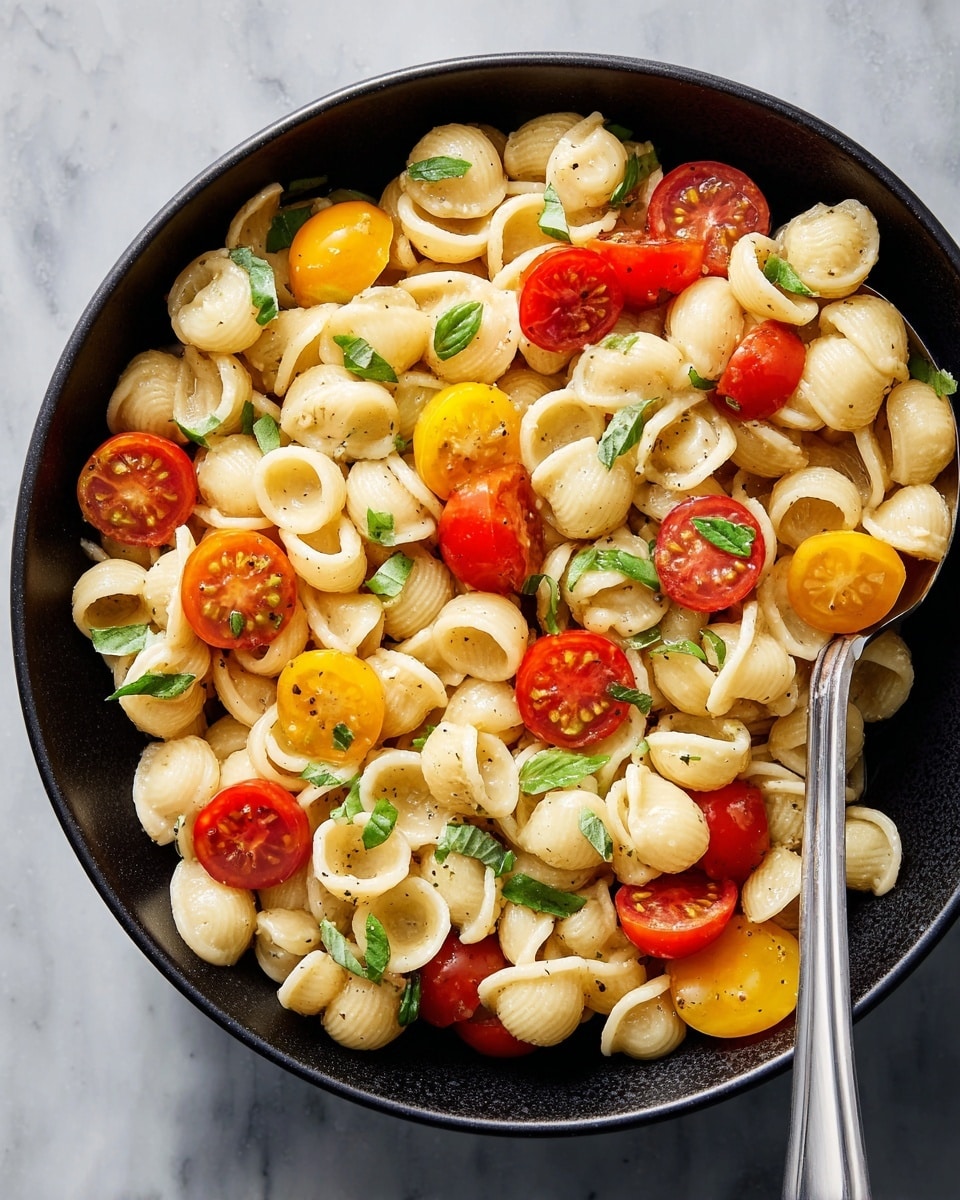 Bruschetta Pasta Salad Recipe