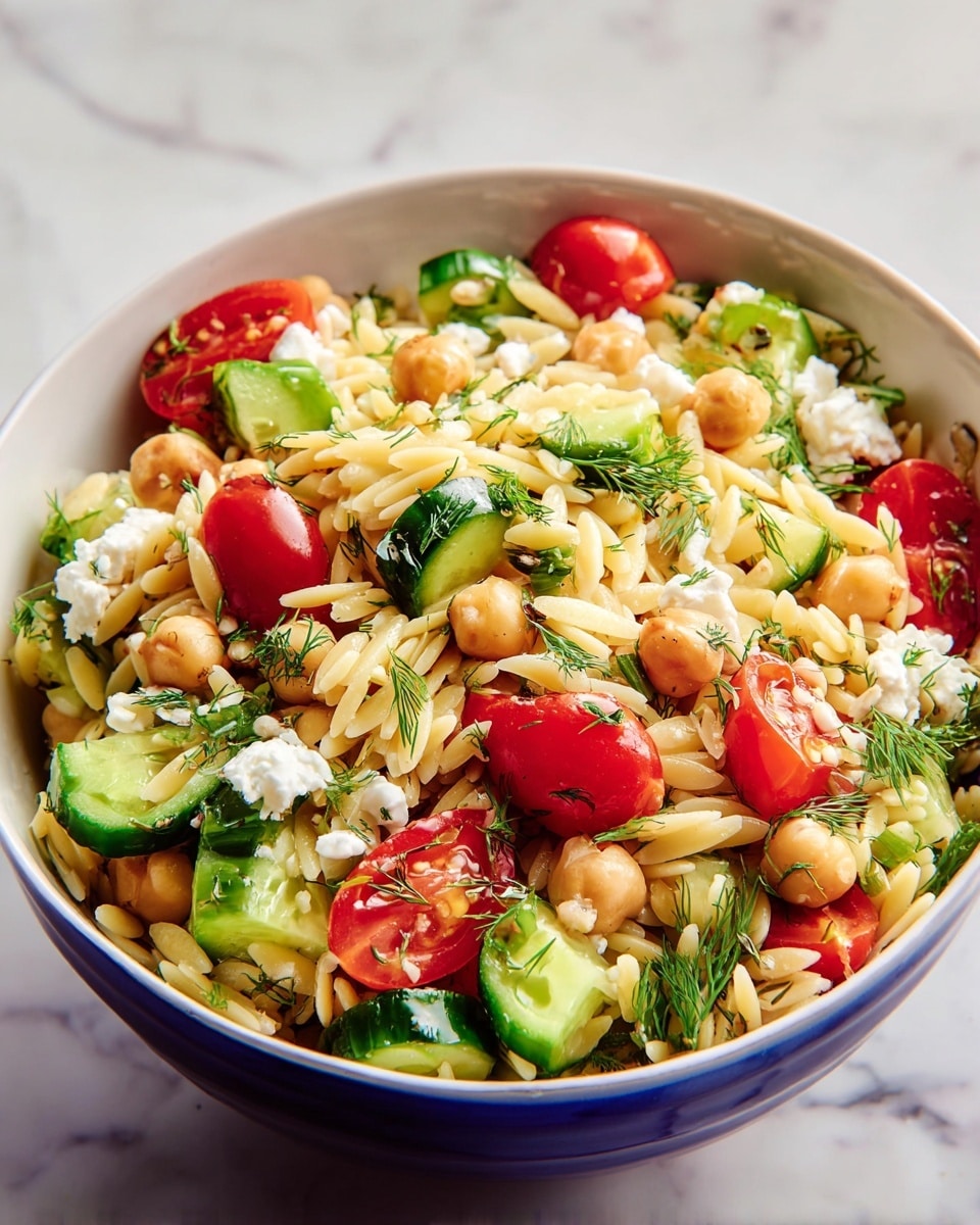 Greek Orzo Salad Recipe