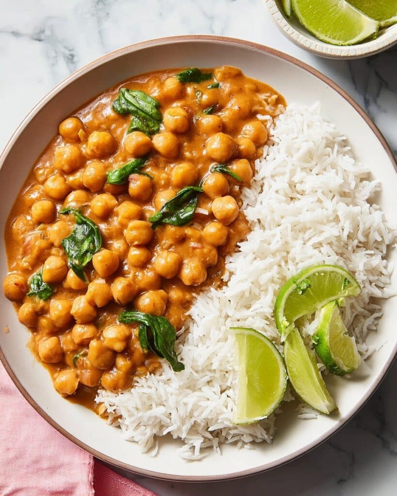Creamy Coconut-Lime Chickpea Skillet Recipe
