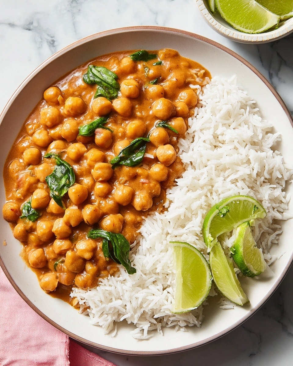 Creamy Coconut-Lime Chickpea Skillet Recipe