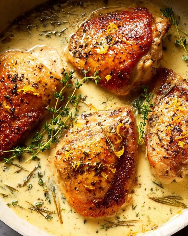 Slow-Cooker Creamy Lemon Herb Chicken Recipe