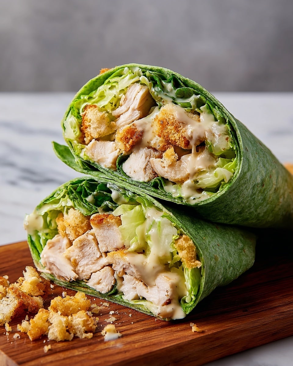 Chicken Caesar Wraps Recipe