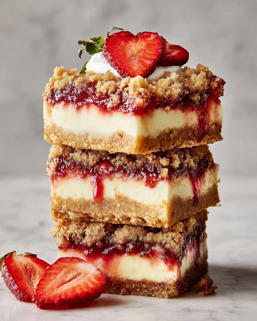 Strawberry Cheesecake Bars Recipe