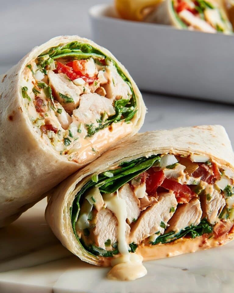 Tuscan Chicken Wrap Recipe