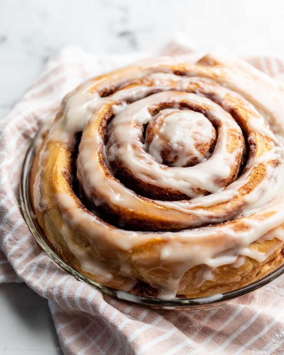 Giant Cinnamon Roll Cake Recipe
