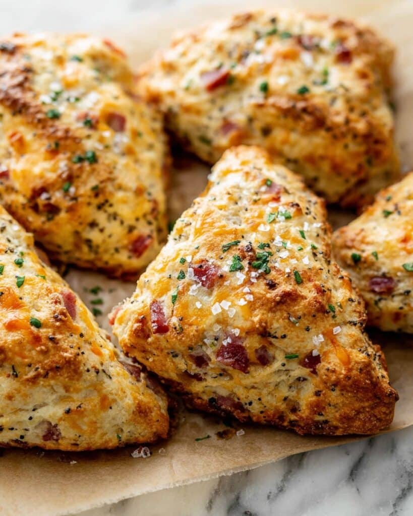 Savory Ham & Cheese Scones Recipe