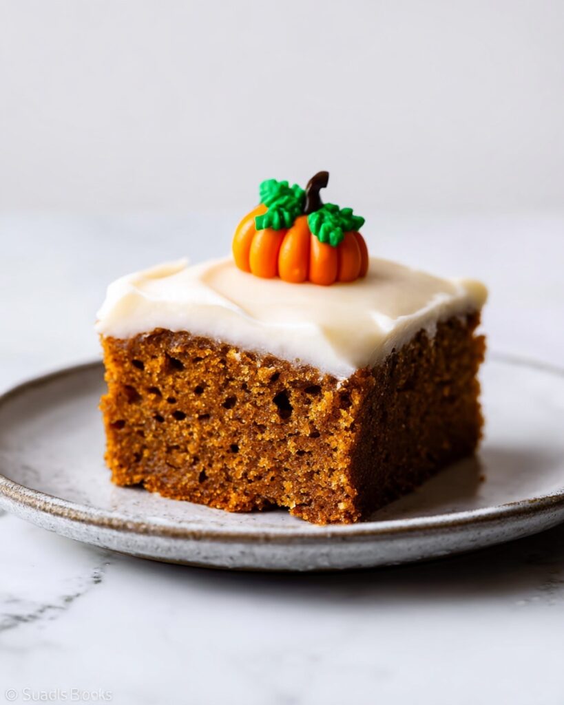 Pumpkin Cake with Cream Cheese Frosting Recipe