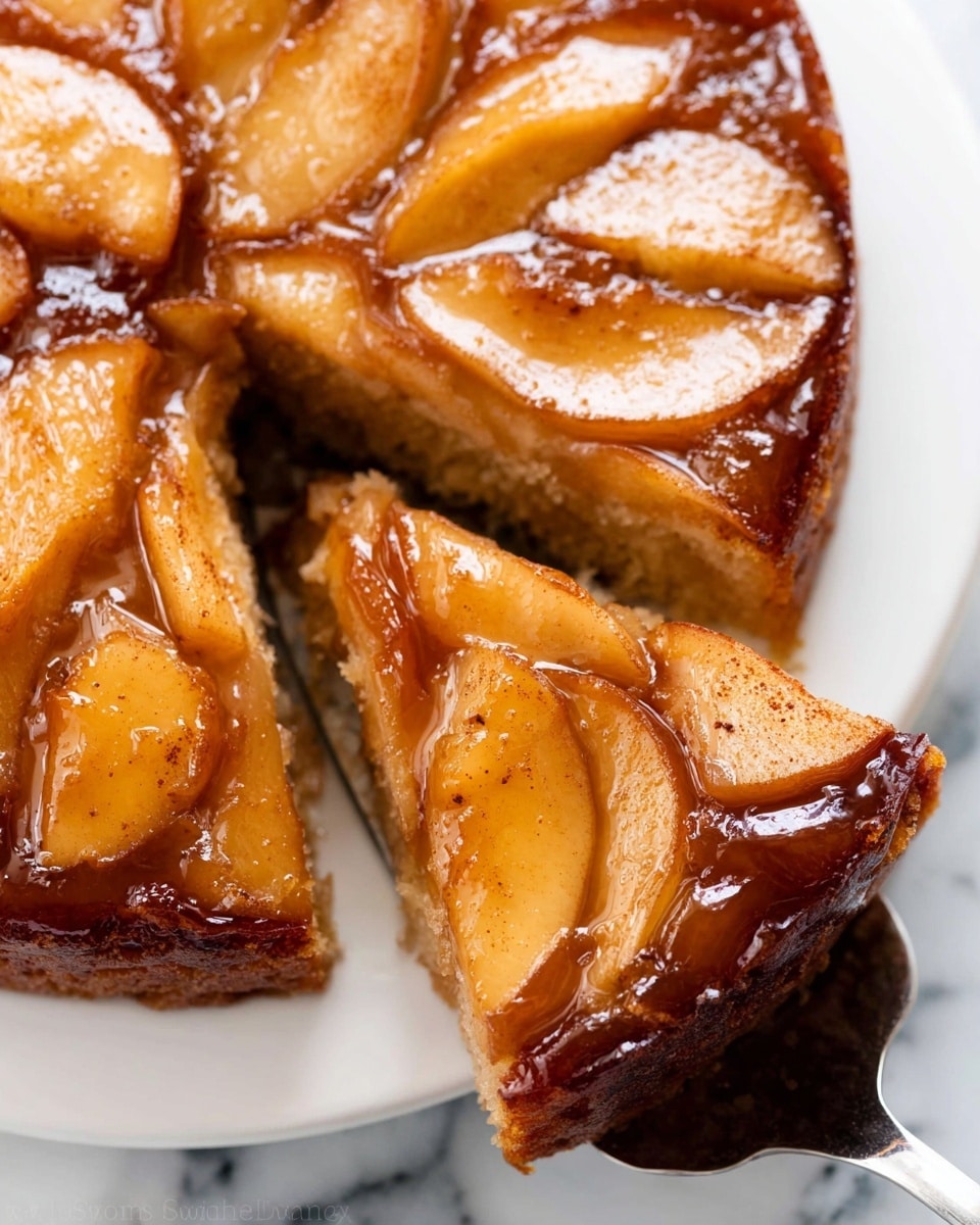 Caramel Apple Upside Down Cake Recipe